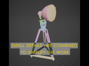 Light projector 3D Model