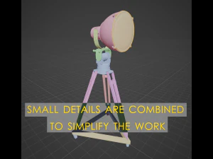 Light projector 3D Model