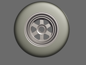Free set of different wheels 3D Model