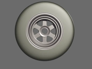 Free set of different wheels 3D Model
