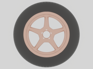 Free set of different wheels 3D Model