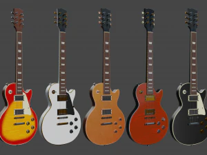 Chitarre Les Paul Modello 3D