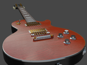 Les paul guitars Modelo 3D