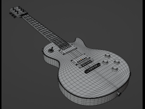 Les paul guitars Modelo 3D