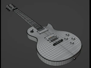 Les paul guitars 3D Model