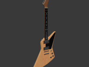 Electro guitar Explorer Modelo 3D
