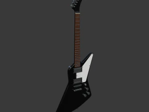 Electro guitar Explorer 3D Model