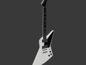 Electro guitar Explorer 3D Model