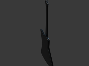 Electro guitar Explorer Modelo 3D