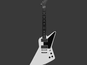 Electro guitar Explorer Modelo 3D