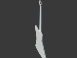 Electro guitar Explorer Modelo 3D