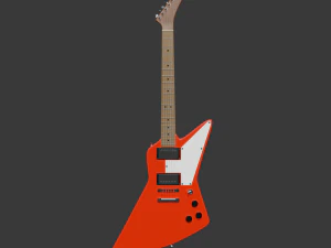 Electro guitar Explorer 3D Model