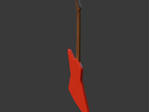 Electro guitar Explorer 3D Model