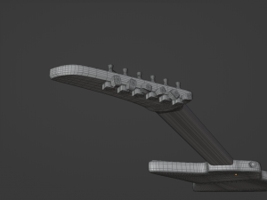 Electro guitar Explorer Modelo 3D