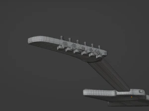 Electro guitar Explorer 3D Model