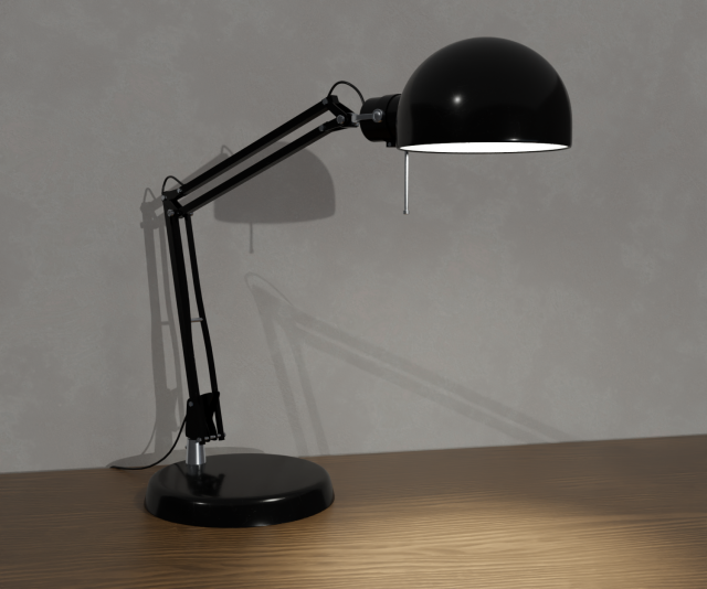 Table Lamp 3D Model .c4d .max .obj .3ds .fbx .stl .blend 