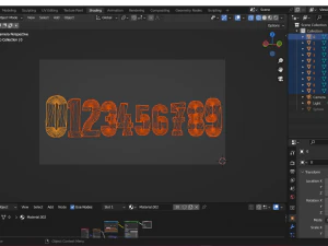 Complete Pack for 3D Alphabet Numbers 3D Model
