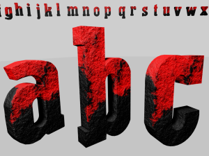 Complete Pack for 3D Alphabet Numbers 3D मॉडल