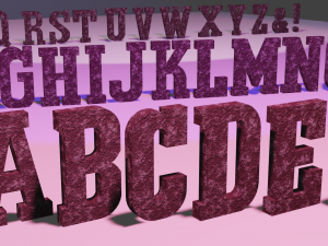 Complete Pack for 3D Alphabet Numbers 3D मॉडल
