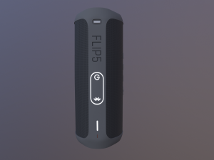 Black JBL bluetooth music column Model 3D