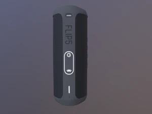 Black JBL bluetooth music column 3D Model