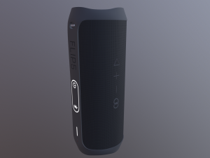 Black JBL bluetooth music column Model 3D