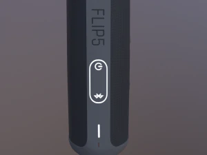 Black JBL bluetooth music column 3D Model