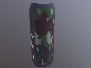 Black JBL bluetooth music column 3D Model
