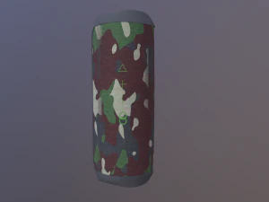 Black JBL bluetooth music column 3D Model