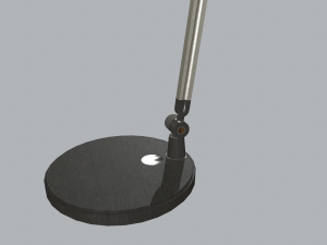 Table led lamp 3D Model