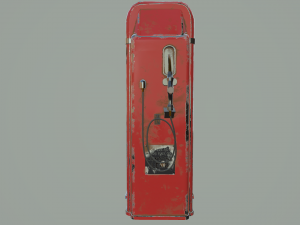 Gas pump Old-New 3D Модель