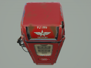 Gas pump Old-New 3D Модель
