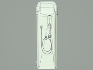 Gas pump Old-New 3D Модель