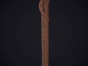 Fantasy staff 3D Model