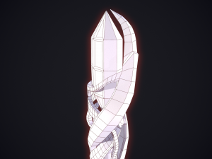 Fantasy staff 3Dモデル