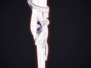 Fantasy staff 3D Model