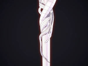 Fantasy staff 3D Model