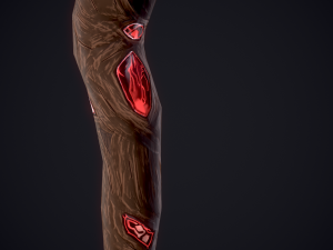 Fantasy staff 3D 模型