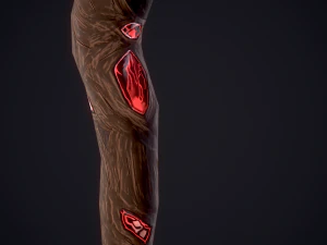 Fantasy staff 3D Model