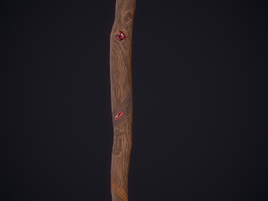 Fantasy staff 3D 模型