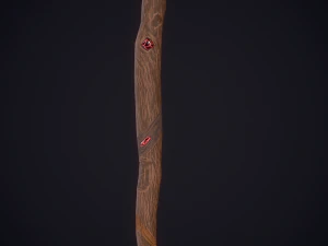Fantasy staff 3D Model