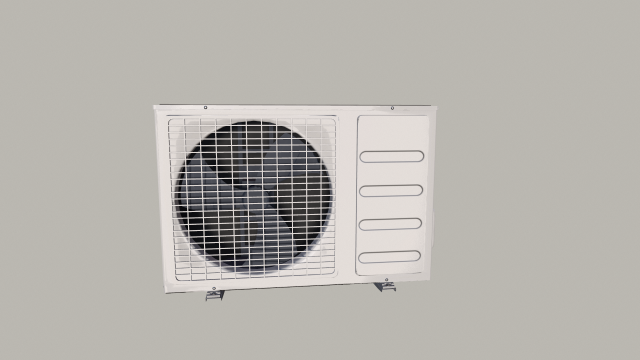 Air conditioner Model 3D .c4d .max .obj .3ds .fbx .stl .blend 
