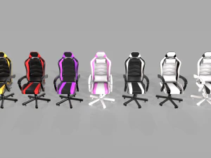 ゲーミングチェア 3Dモデル