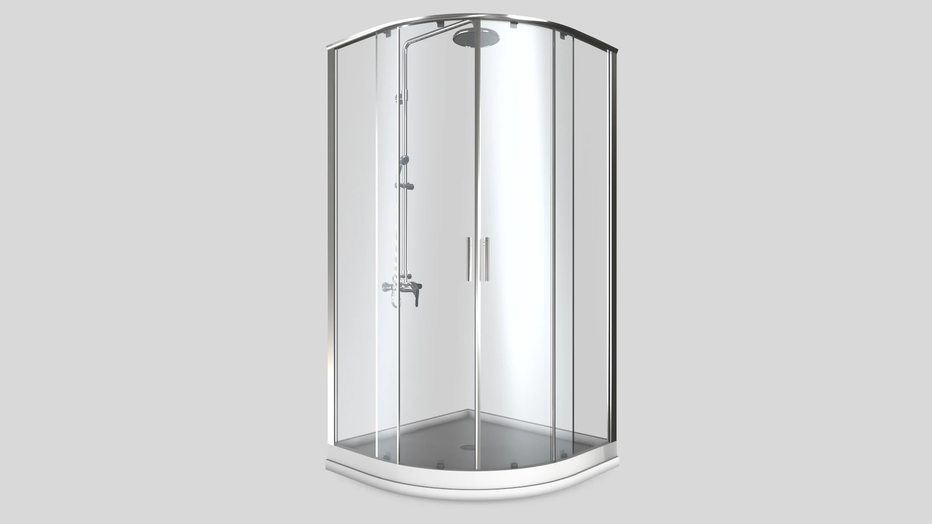 Shower 3D Model .c4d .max .obj .3ds .fbx .stl .blend 