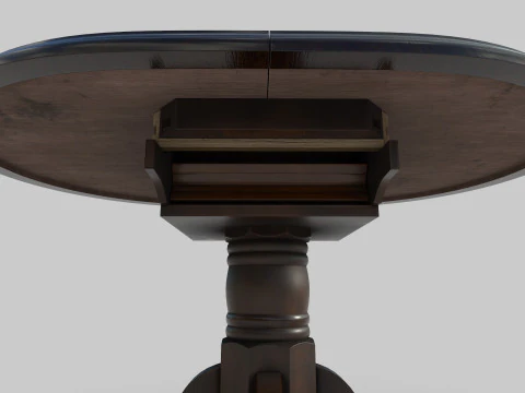 Antique table 3D Model
