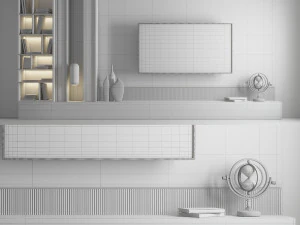 Tvwall01 3D Model