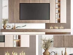 Tvwall02 3D Model