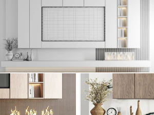 Tvwall02 3D Model