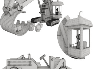 Cartoy01 3D Модель