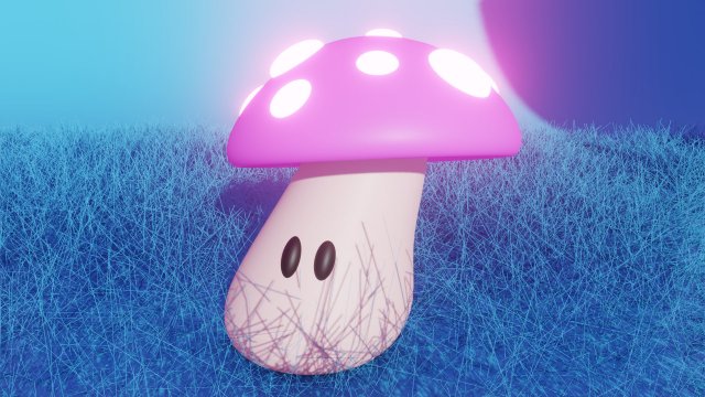 Mushroom Modello 3D .c4d .max .obj .3ds .fbx .stl .blend 